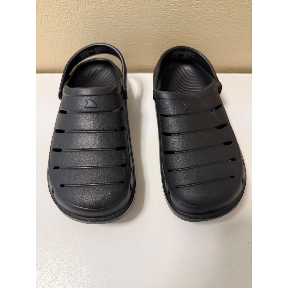 Rugged Shark Mens Black EVA Ventilated Slip On Clogs Shoes Size 4 Non-Marking